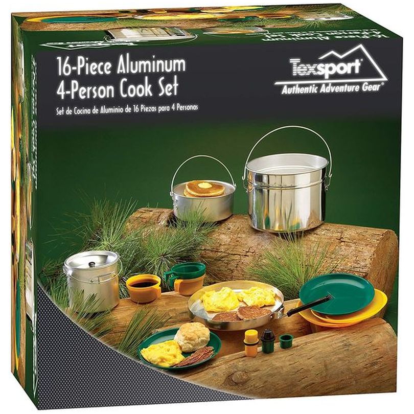 Alum Cook Set, 4 Person